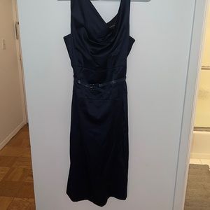 Black Halo - navy blue with belt - Size 10